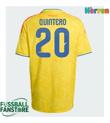 Kolumbien Juan Fernando Quintero #20 Replik Heimtrikot WM 2026 Kurzarm